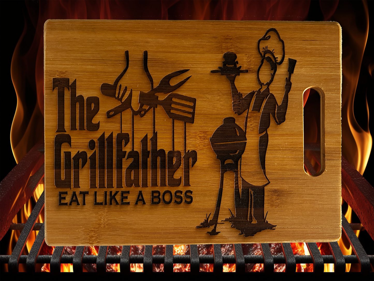 The Grillfather Engraved Cutting-Board
