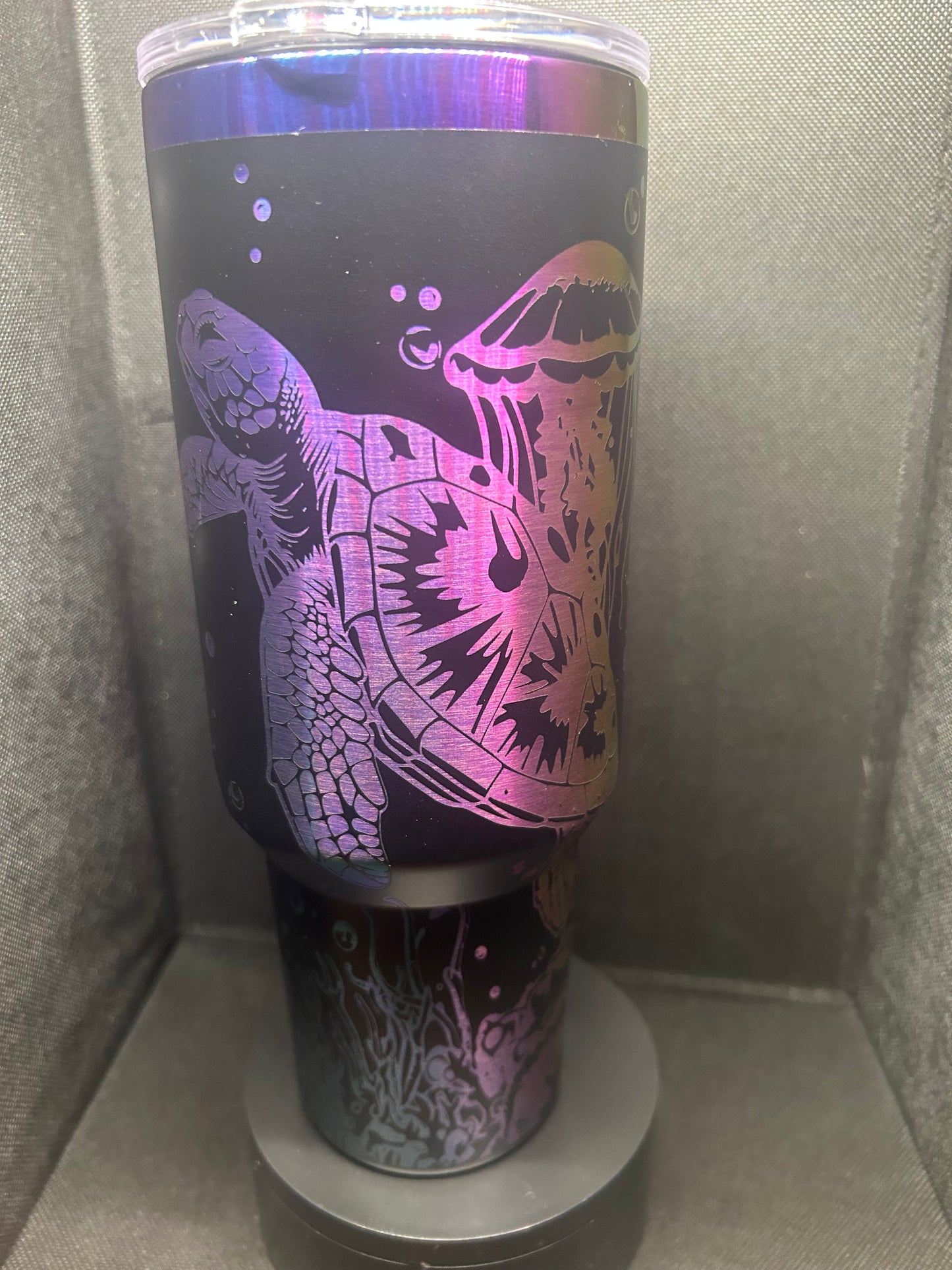 40 oz Travel Tumbler Sea Turtles