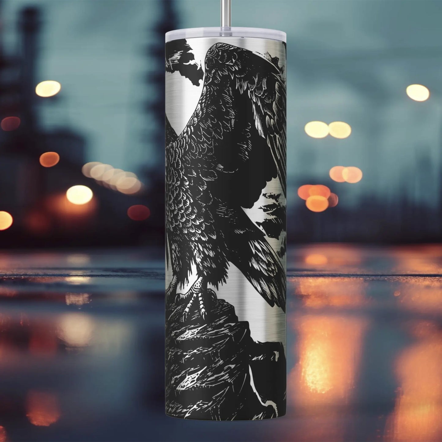Bald Eagle 20oz Skinny Tumbler – Bold & Patriotic Ashley's Custom Tumblers & Engraving