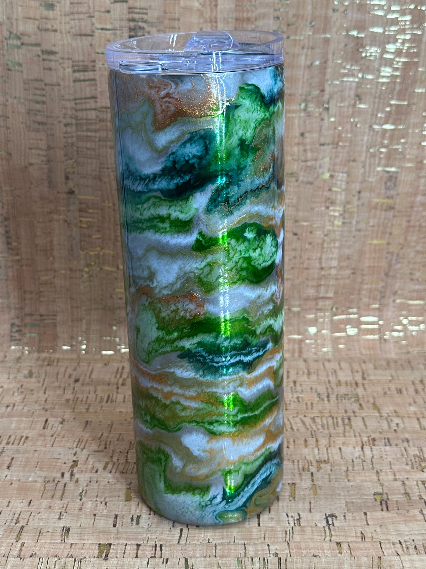 20 Oz Skinny Custom Painted Tumbler