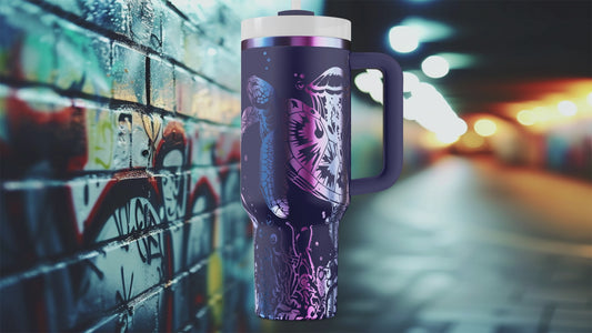 40 oz Travel Tumbler Sea Turtles